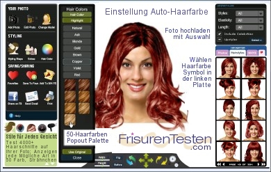 Haarfarben Online Testen